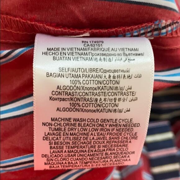 BCBGenerations cotton stripes wrap mini dress S - Picture 5 of 5